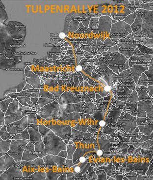 Tulpenrally route 2012